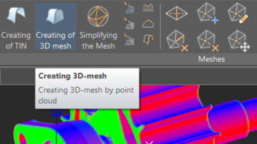 Creation of a 3D mesh